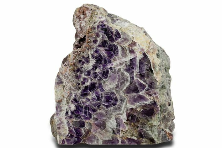 Free-Standing Polished Chevron Amethyst - Zambia #353578